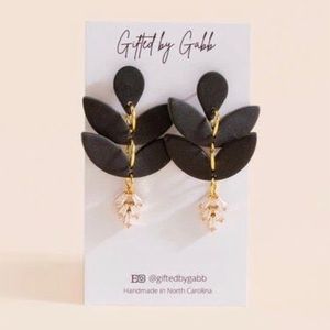 Francesca's GiftedbyGabb Handmade Caroline Polymer Clay Drop Statement Earrings